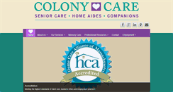 Desktop Screenshot of colonycareathome.com